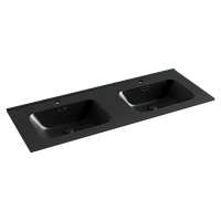 Раковина Sancos Element 121 см черная матовая