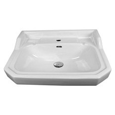 Раковина, цвет белый, одно отверстие под смеситель, Azzurra Guinone