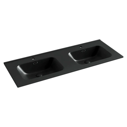 Раковина Sancos Element 121 см черная матовая - фото 4