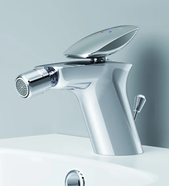 Смеситель для биде AM.PM Spirit 2.0 однорычажный хром F70A83100 (детальная фотография), современные, hi-tech