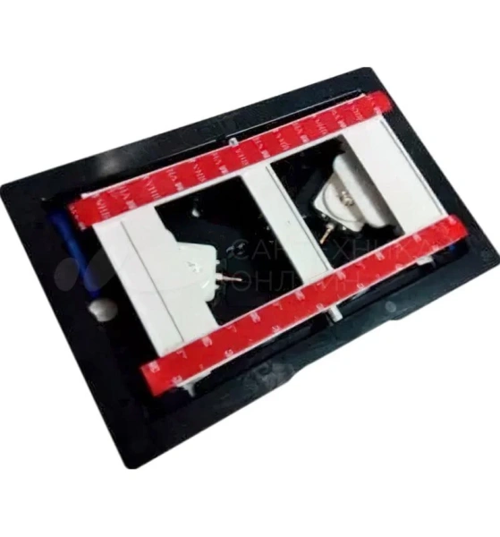 Смывная клавиша для двойного смыва, без панели, Geberit Sigma 70 115.620.00.1 (детальная фотография)