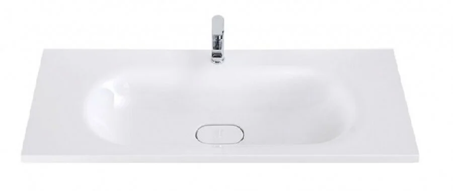 Раковина мебельная Cezares 90 см искусственный мрамор CZR-900/480-LV-MR-ECO (детальная фотография)