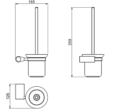 Ершик Art & Max Verona Push подвесной