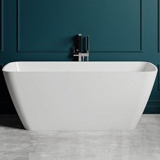 Ванна из искусственного камня Salini Agatha 180x80 см белый матовый