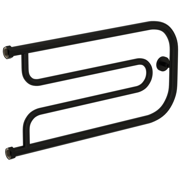 Полотенцесушитель водяной Сунержа Гусли+ 65х32 см черный матовый 31-4009-3265 (детальная фотография)