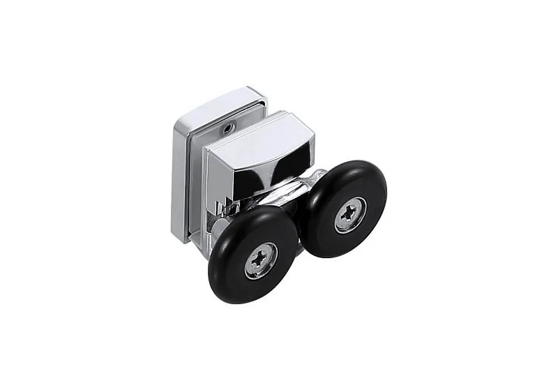 Душевой уголок Акватек 100x100 см профиль оружейная сталь AQ ARI KV 10020GM (детальная фотография), недорогие, стеклянные, угловые, без поддона