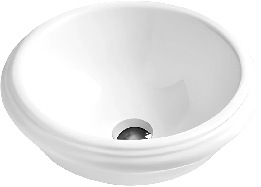 Раковина Azzurra Jubilaeum 45 см круглая JULA04518000BI/(JUB50/APP bi)*0 (детальная фотография)