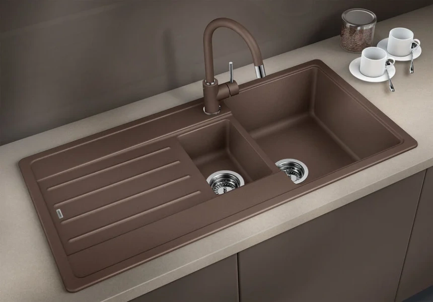 Мойка для кухни Blanco Legra 100 см антрацит 522207 (детальная фотография), врезные