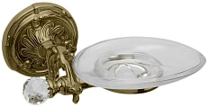 Мыльница подвесная, бронза, Art&Max Barocco Crystal