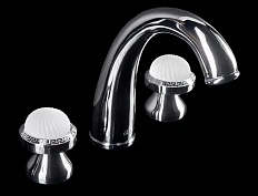 Смеситель для раковины Boheme Satine округлый