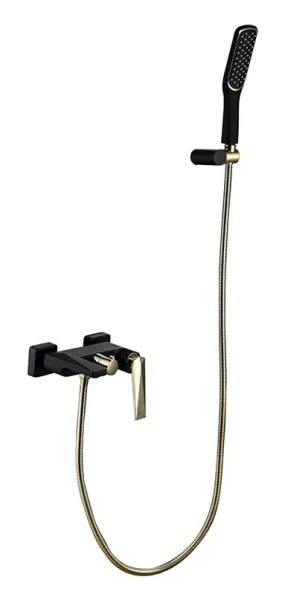 Смеситель для ванны Boheme Venturo черный/золото 383-B (детальная фотография)