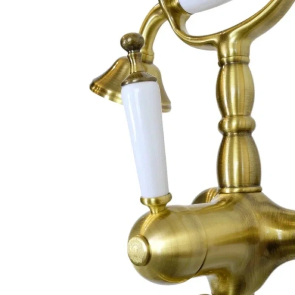 Смеситель для ванны Migliore Oxford бронза 19085 (детальная фотография), настенные