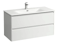 Тумба с раковиной подвесная Laufen Palace 100 см белая глянцевая