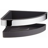 Полочка для ванной, хром / антрацит, Keuco Moll
