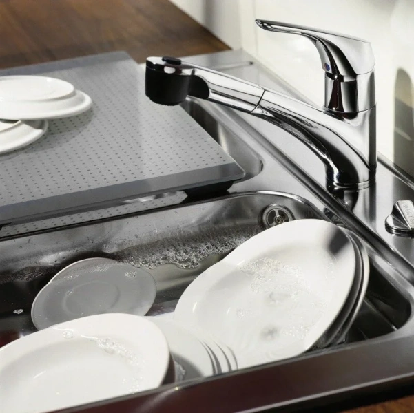 Смеситель для кухни Ideal Standard Cerasprint New однорычажный B5347AA (детальная фотография), комбинированные