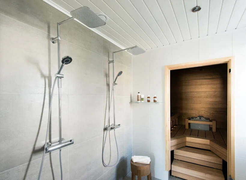 Смеситель для душа термостатический Oras Optima 7160U (детальная фотография), для душа