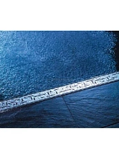 Решётка для слива из нержавеющей стали, 80 см, цвет хром, Tece TECEdrainline lines 600820