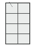 Неподвижная стенка Grossman 80х150 см стекло прозрачное