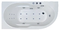 Ванна гидромассажная Royal Bath Azur De Luxe RB614201DL-L/R, 150 x 80 см, белая