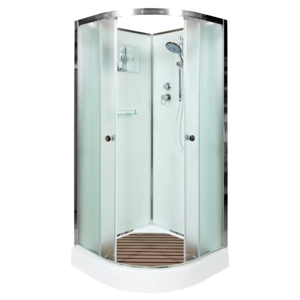 Душевая кабина Deto D 90х90 см без крыши D09 (детальная фотография)