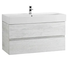 Тумба под раковину подвесная Cezares Molveno 100 см legno bianco