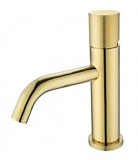 Смеситель для раковины Boheme Stick gold touch gold