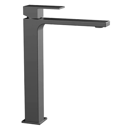 Смеситель для раковины Vincea Cube вороненая сталь - фото 3