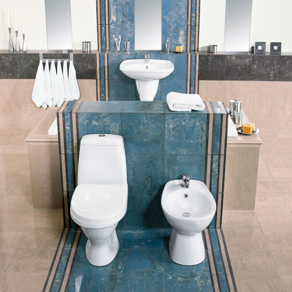 Биде напольное Cersanit Eko S-BI-EKO-S-w (детальная фотография), напольные