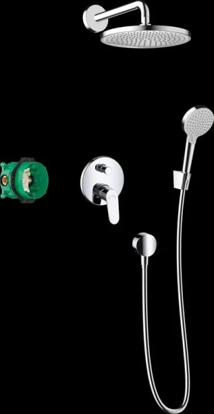 Душевой комплект Hansgrohe Crometta S  27958000 (детальная фотография), современные, hi-tech
