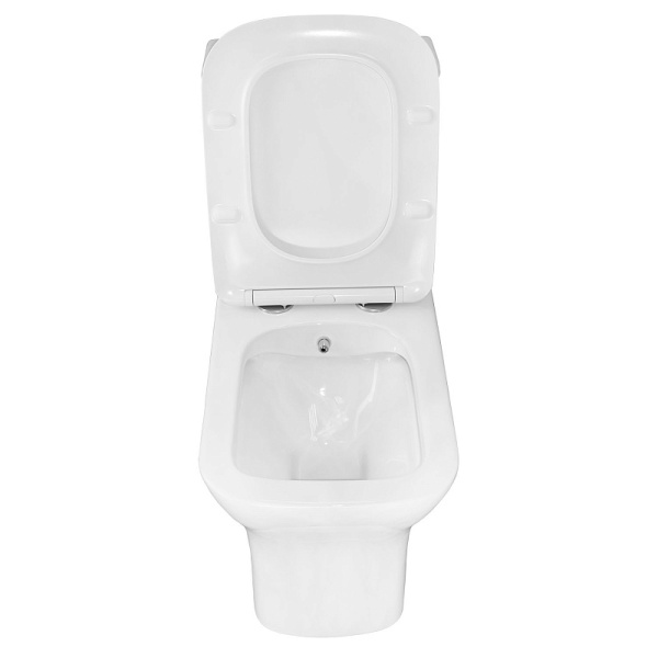 Унитаз моноблок Azario Lodi с функцией биде AZ-8617B (детальная фотография), современные, hi-tech, прямоугольные