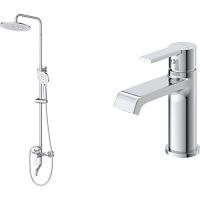 Душевой комплект BelBagno Aurora хром