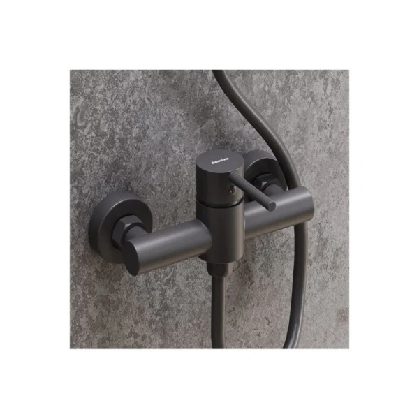 Смеситель для душа Damixa Scandinavian Pure черный матовый 362000300 (детальная фотография), современные, hi-tech