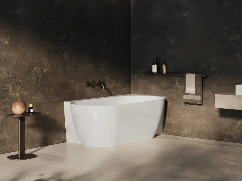 Ванна акриловая Ravak Freedom Corner II TEC L/P CC91000000/CC81000000, 175 x 86 см, белая, слив-перелив хром, левая/правая (детальная фотография), белые