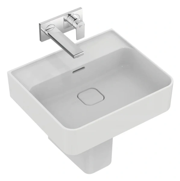 Раковина Ideal Standard Strada II 50 см без отверстия под смеситель T363701 (детальная фотография), подвесные, пристенные