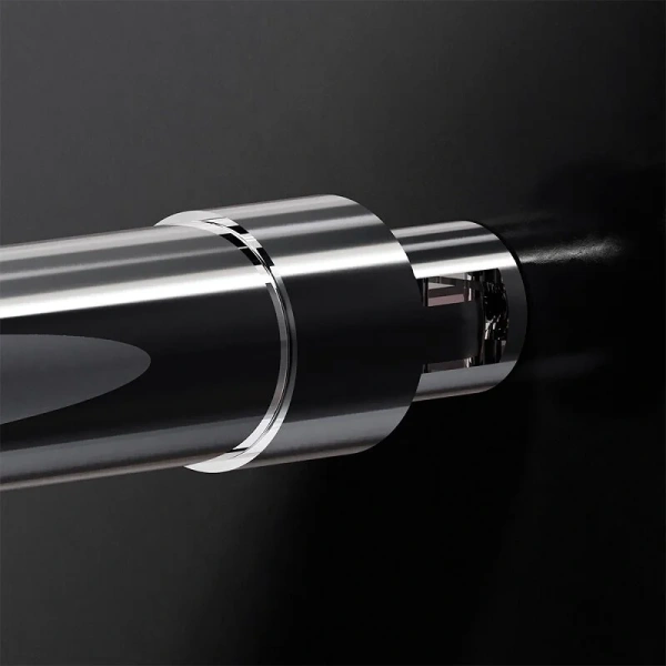 Душевая перегородка Am.Pm X-Joy 100 см профиль матовый хром W94UWI-100-F1-MTE (детальная фотография), прозрачные