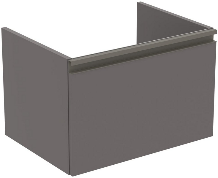 Тумба под раковину подвесная Ideal Standard Tesi 60 см серо-коричневый темный матовый T0046PU (детальная фотография)