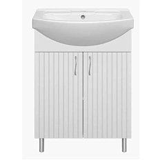 Тумба под раковину напольная Misty Изео 65 см белая