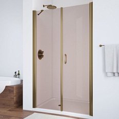 Душевая дверь профиль бронза стекло бронза Vegas-glass