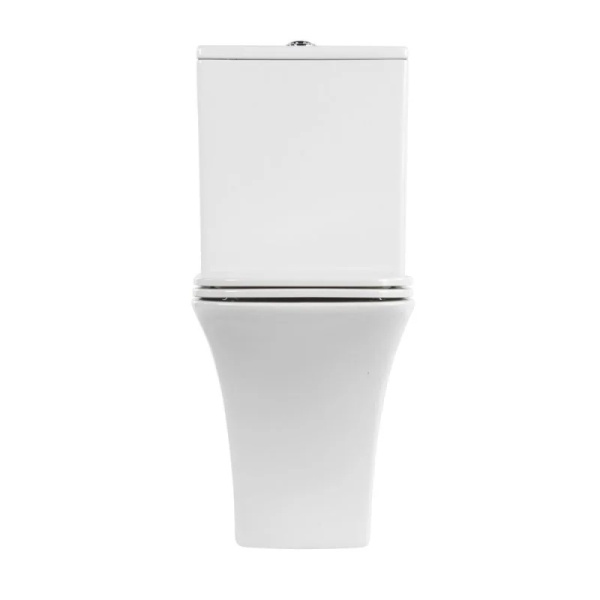 Унитаз компакт BelBagno Marmi BB052CPR безободковый (детальная фотография), современные, hi-tech, прямоугольные