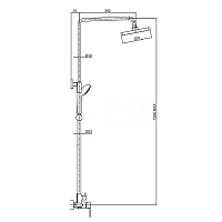Душевая колонна со смесителем для душа Bravat Opal С F9125183CP-A1-RUS