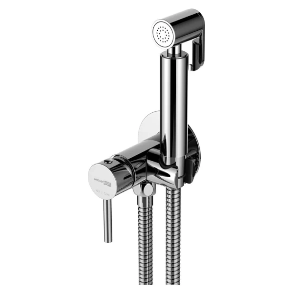 Гигиенический душ со смесителем WasserKRAFT хром A70138 (детальная фотография)