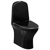 Унитаз компакт Gustavsberg Estetic безободковый черный