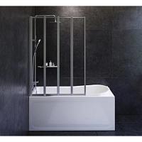 Ванна акриловая AM.PM Like 150х70 см с каркасом, шторкой, и душевой стойкой со смесителем