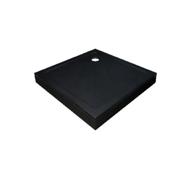 Душевой поддон Ravak Perseus Pro 80x80 см черный матовый XA034401010BM (детальная фотография)