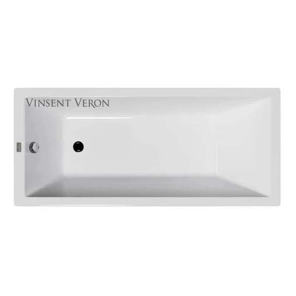 Чугунная ванна Vinsent Veron Square VSQ1707545, 170 x 75 см, цвет белый (детальная фотография)