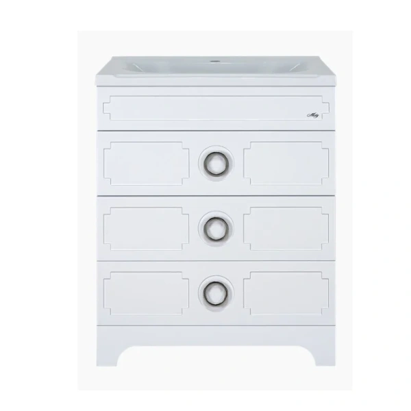 Тумба под раковину напольная Misty Лейла 70 см белая Пр-Лей01070-013Я (детальная фотография)
