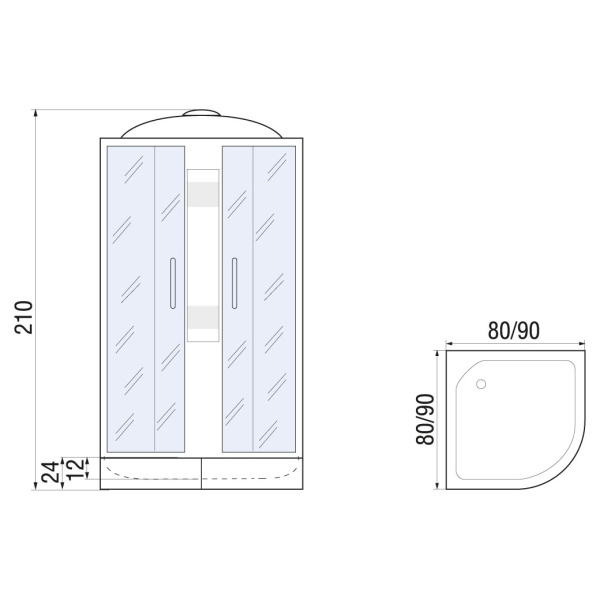 Схема (детальная фотография), со средним поддоном
