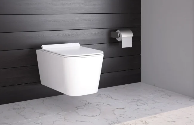 Унитаз с инсталляцией BERGES Floe кнопка SoftTouch 043230 (детальная фотография), с инсталляцией index_1