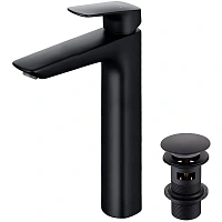 Смеситель для раковины Акватек Вега черный