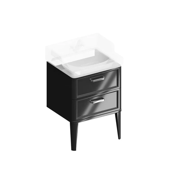 Тумба под раковину напольная Kerama Marazzi Pompei 60 см черная PO.M.60.2\BLK (детальная фотография)